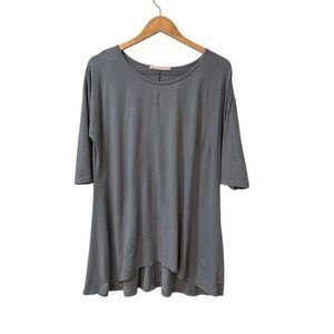 Peruvian Connection Top Womens Large Pima Cotton Tunic Flowy Relaxed